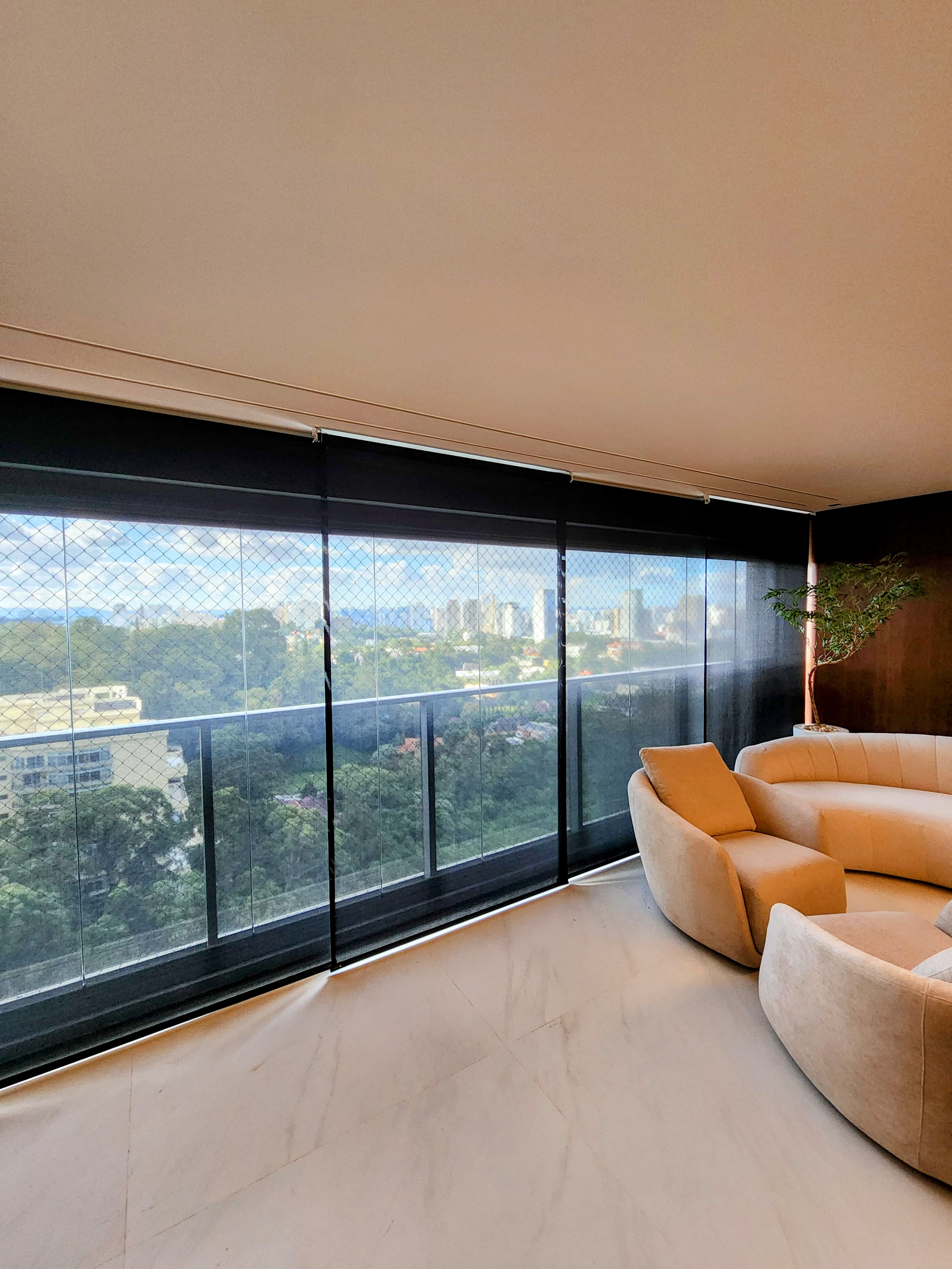 CONDOMINIO PARQUE GLOBAL PERSIANA SCREEN 3P BLACK MOTORIZADA - DEPOIS 4